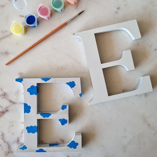 Letra madera pintable